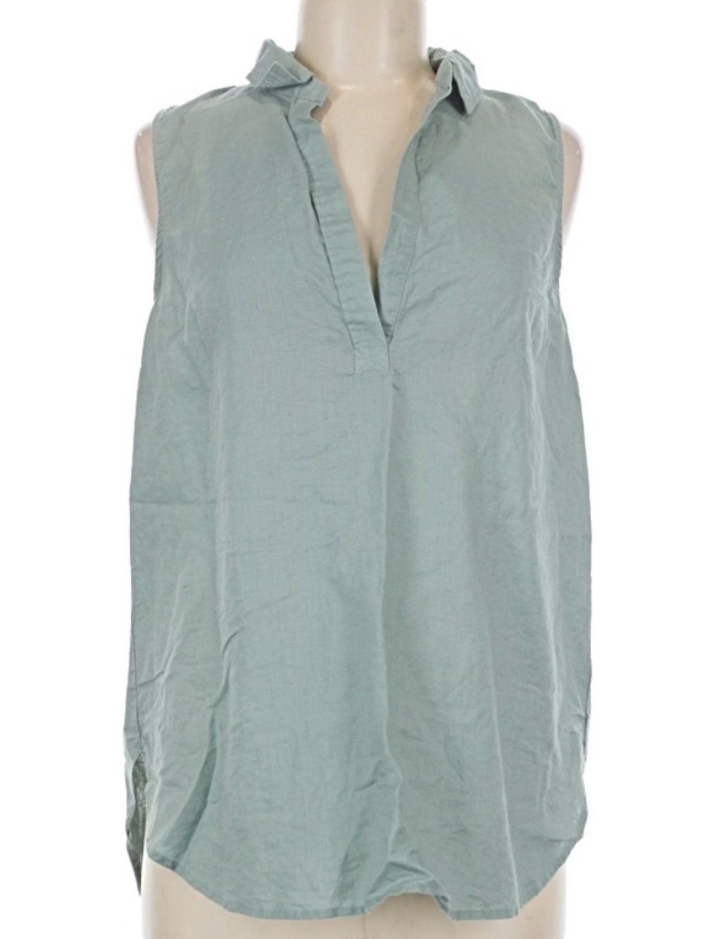 J. Crew Light Sage Green Sleeveless Tunic